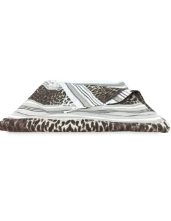 TELO MARE fouta LEOPARDATO misura GRANDE con zaino Spiaggia KEEP CALM CM.100X200