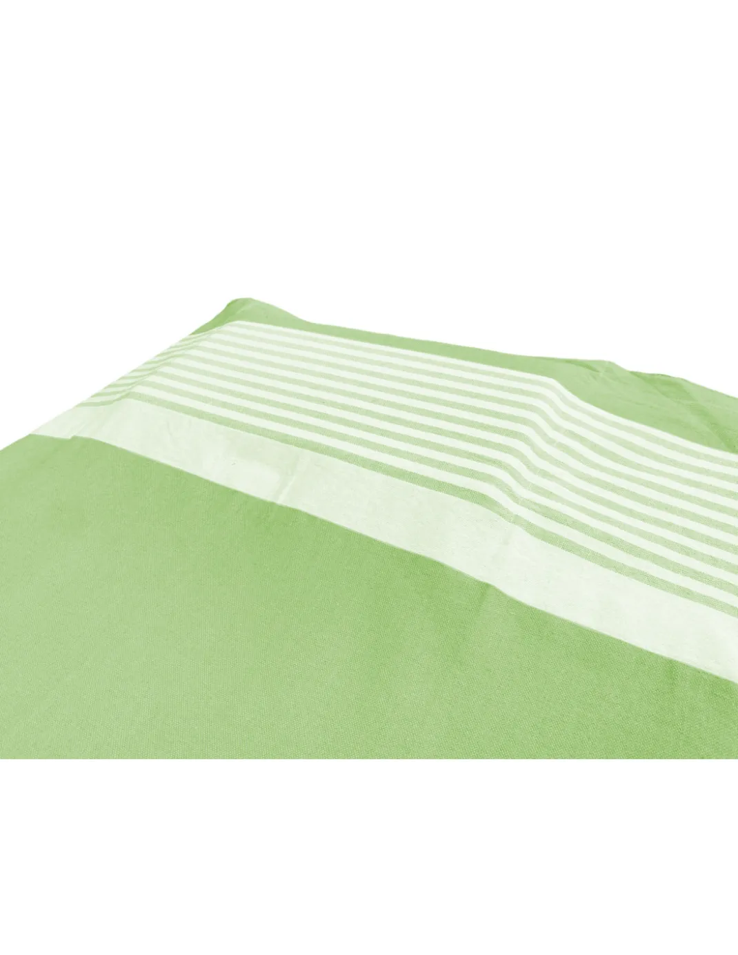 TELO MARE fouta LETTINO ALVIN VERDE ACIDO in cotone BEDDY BEACH © CON TASCHE MISURA CM. 75 X 195 e zaino SPIAGGIA