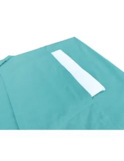 TELO MARE fouta LETTINO ALVIN SMERALDO in cotone BEDDY BEACH © CON TASCHE MISURA CM. 75 X 195 e zaino SPIAGGIA