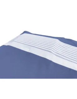 TELO MARE fouta LETTINO ALVIN BLU in cotone BEDDY BEACH © CON TASCHE MISURA CM. 75 X 195 e zaino SPIAGGIA