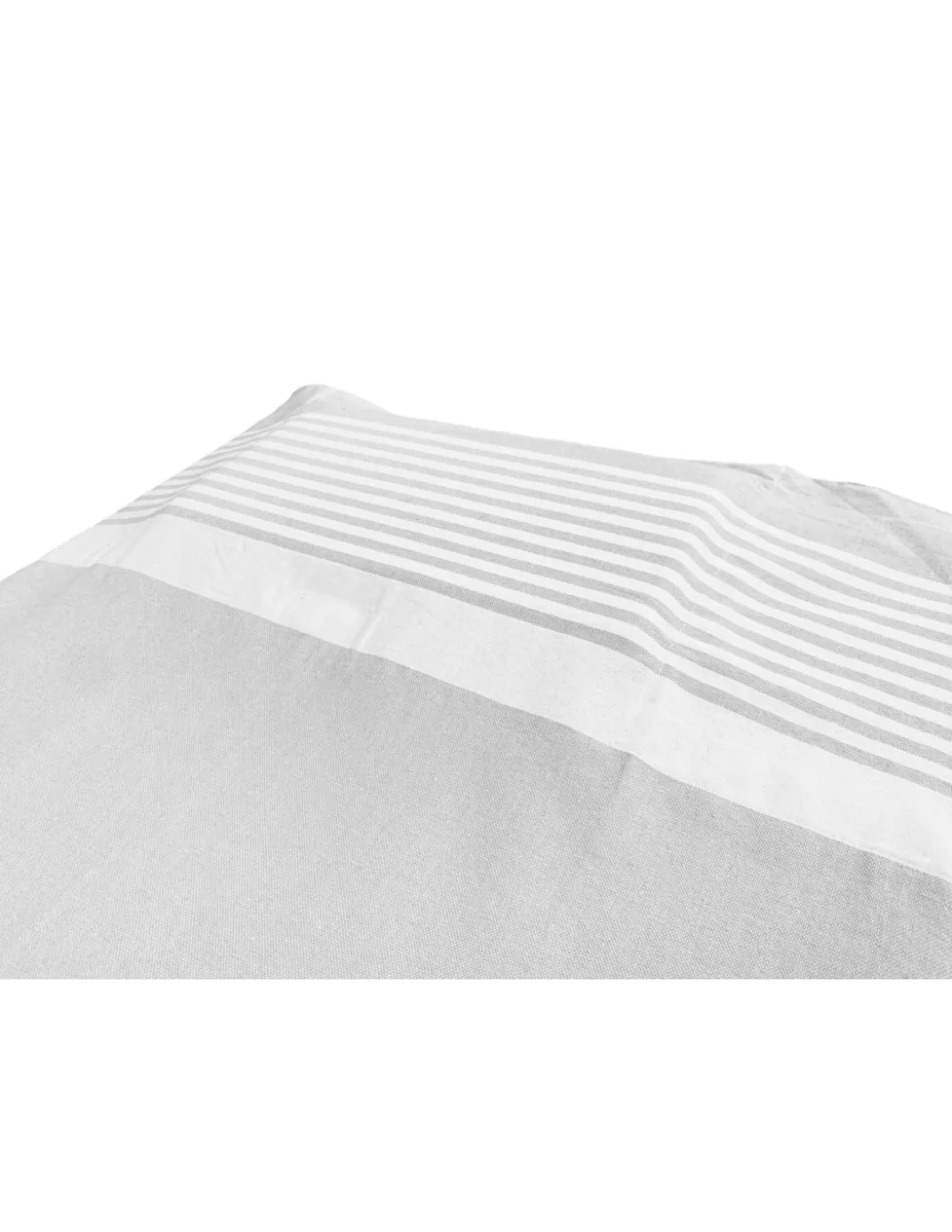 TELO MARE fouta LETTINO ALVIN GRIGIO in cotone BEDDY BEACH © CON TASCHE MISURA CM. 75 X 195 e zaino SPIAGGIA