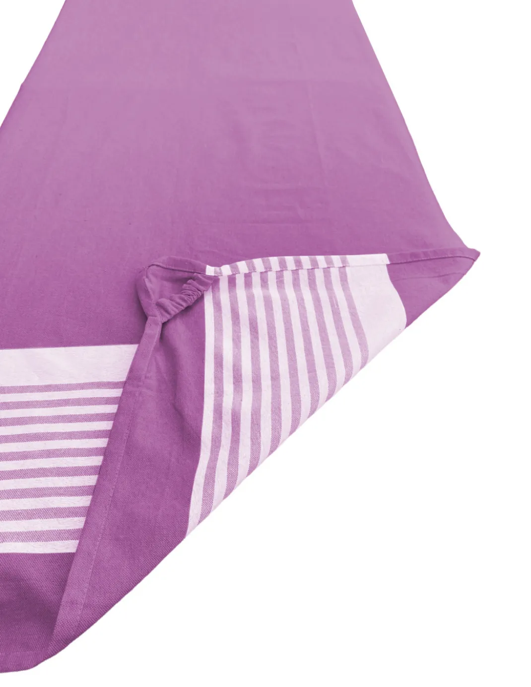 TELO MARE fouta LETTINO ALVIN FUCSIA in cotone BEDDY BEACH © CON TASCHE MISURA CM. 75 X 195 e zaino SPIAGGIA