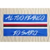 TELO MARE in spugna AL TUO FIANCO IO SARÒ misura grande cm. 90 X 170