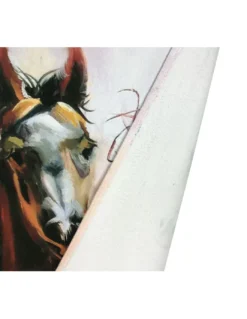 TELO MARE in spugna CAVALLI PAINTING misura grande cm. 90 X 170