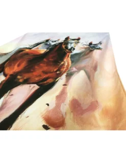 TELO MARE in spugna CAVALLI PAINTING misura grande cm. 90 X 170