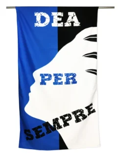 TELO MARE in spugna DEA PER SEMPRE misura grande cm. 90 X 170