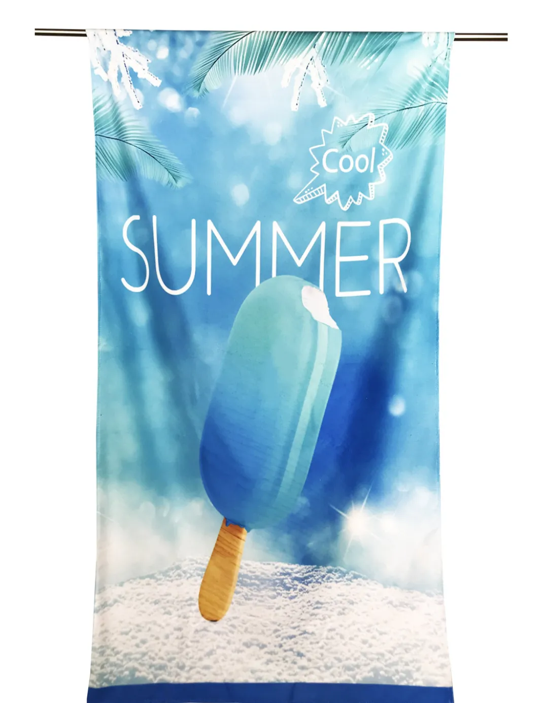 TELO MARE in spugna SUMMER COOL misura grande cm. 90 X 170