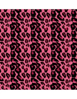 TELO Mare LETTINO TEDDY LEOPARDO ROSA in microfibra CON TASCHE MISURA cm. 80 X 190