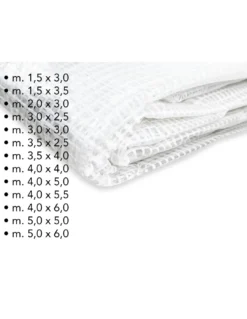 TELO NIKI © Retinato Antistrappo TENDA Antipioggia Balcone con occhielli