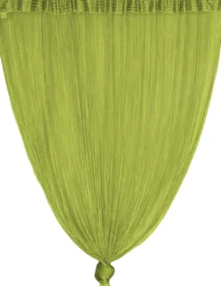 TENDA a FILI Vivienne per porta CM. 150X300 tinta unita VERDE