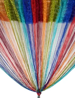 TENDA a FILI Vivienne per porta CM. 150X300 tinta unita MULTICOLORE