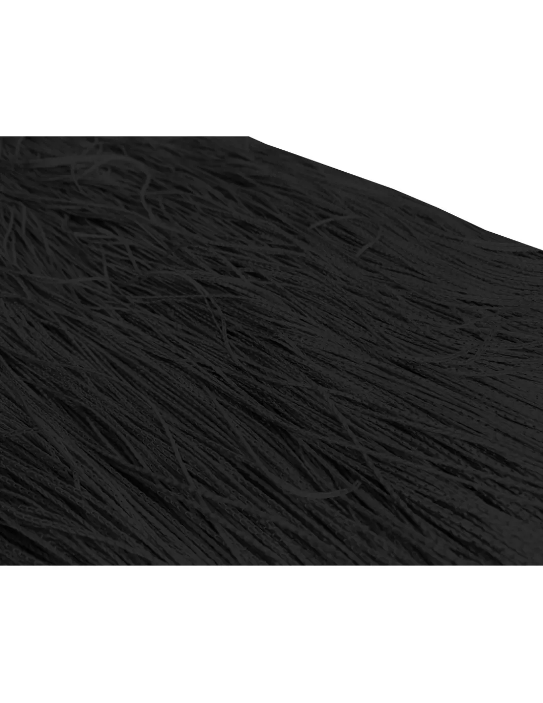 TENDA a FILI Vivienne per porta CM. 150X300 tinta unita NERO
