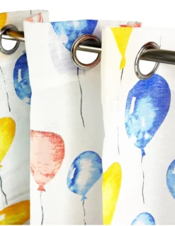 TENDA Cameretta Moderna PALLONCINI cm. 140X290 confezionata