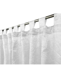 TENDA FIORDALISO in tinta unita BIANCO CM. 140X290 confezionata