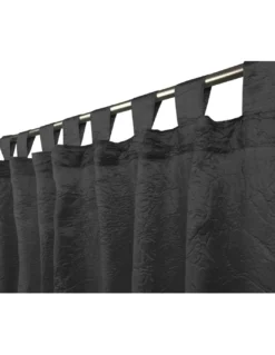 TENDA FIORDALISO in tinta unita NERO CM. 140X290 confezionata