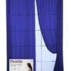 TENDA FIORDALISO in tinta unita BLU SCURO CM. 140X290 confezionata