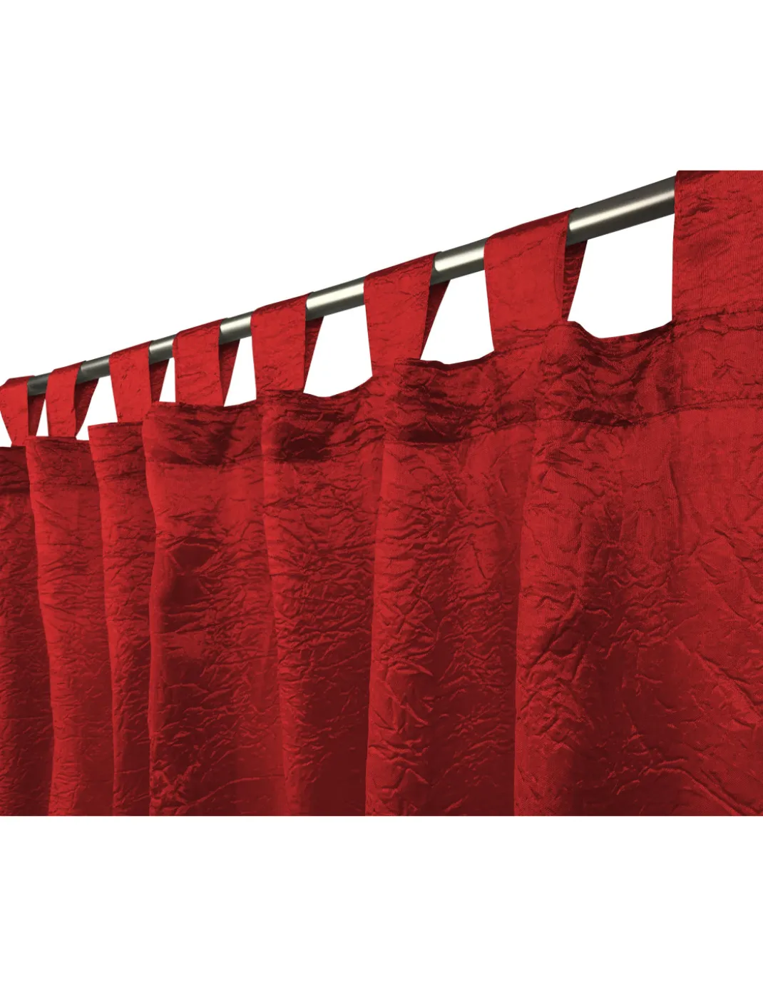 TENDA FIORDALISO in tinta unita BORDEAUX CM. 140X290 confezionata