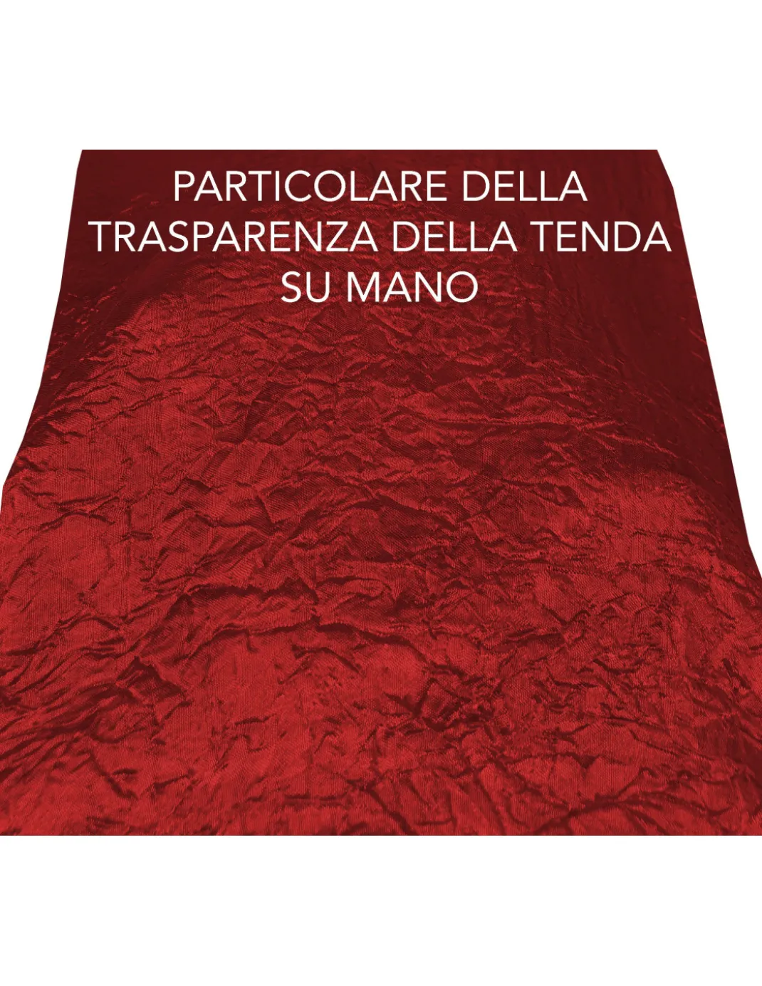 TENDA FIORDALISO in tinta unita BORDEAUX CM. 140X290 confezionata