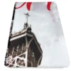 TENDA I LOVE PARIS cm.160X300 confezionata MADE in ITALY misto lino