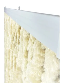 Tenda in Ciniglia Beige Soffio - Protezione Insetti, Semitrasparente, Facile Montaggio - 100% Polipropilene Riciclabile