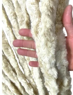 Tenda in Ciniglia Beige Soffio - Protezione Insetti, Semitrasparente, Facile Montaggio - 100% Polipropilene Riciclabile