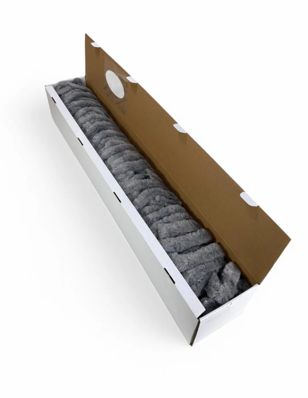 Tenda in Ciniglia Grigia Soffio - Protezione Insetti, Semitrasparente, Facile Montaggio - 100% Polipropilene Riciclabile