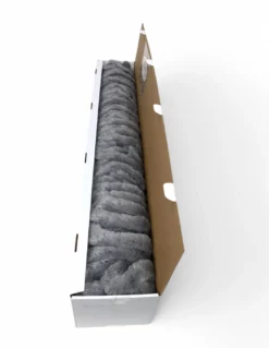 Tenda in Ciniglia Grigia Soffio - Protezione Insetti, Semitrasparente, Facile Montaggio - 100% Polipropilene Riciclabile