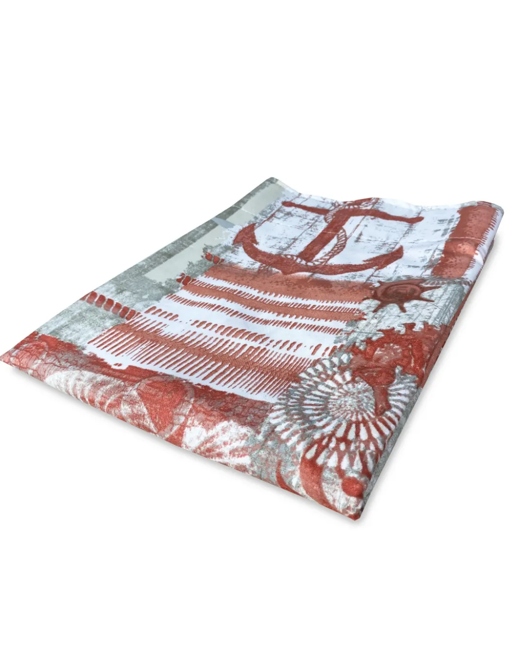 TENDA INGRID in stile marino CORALLO ROSSO cm. 175x290 MADE IN ITALY