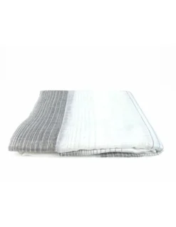 Tenda Jacquard a Righe Moderne - 140x300 cm - Fettuccia Universale - 1 Telo Elegante