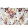 TENDA loneta mare MARINO coralli ROSSO cm. 150x280 MADE IN ITALY