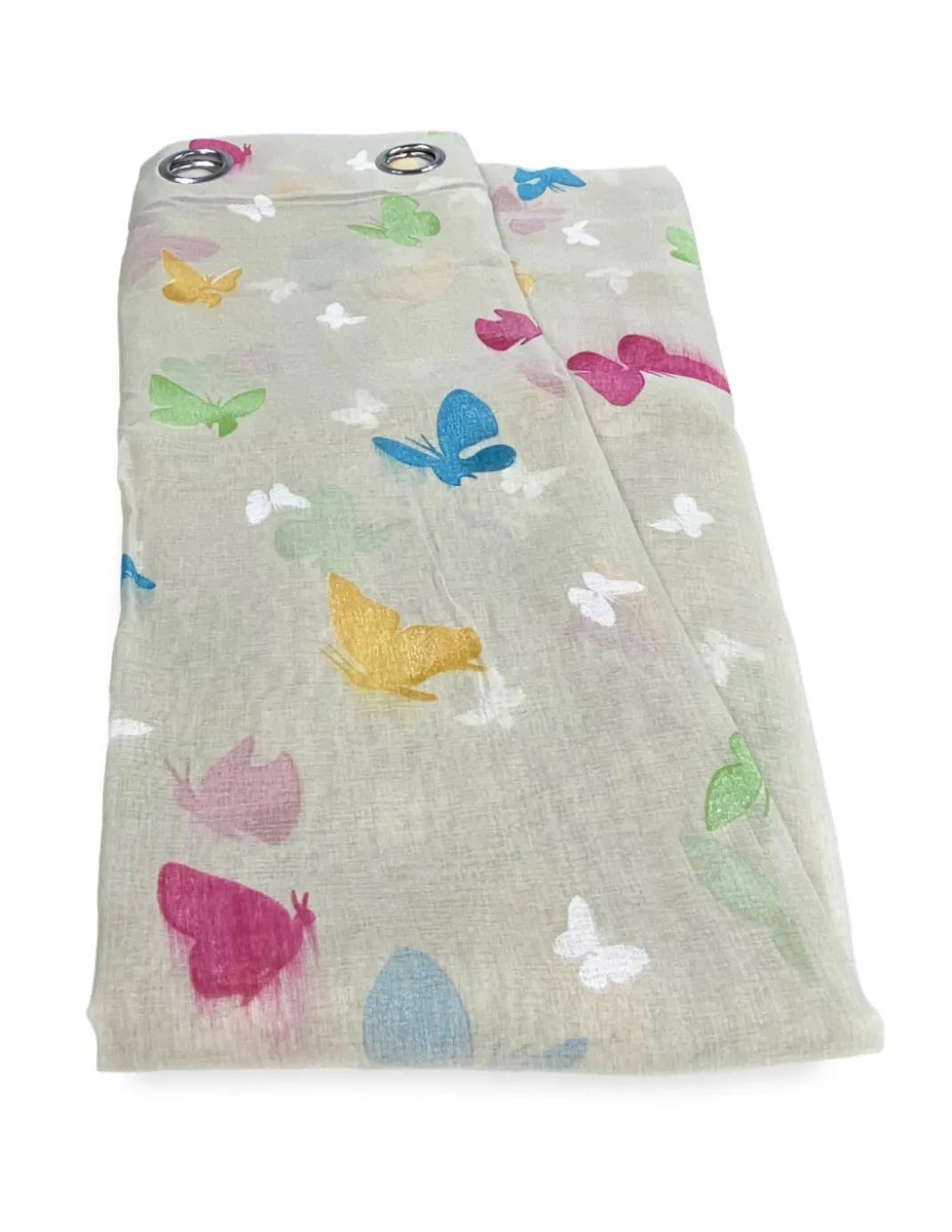 TENDA moderna FARFALLE Beige cm. 140X280 confezionata