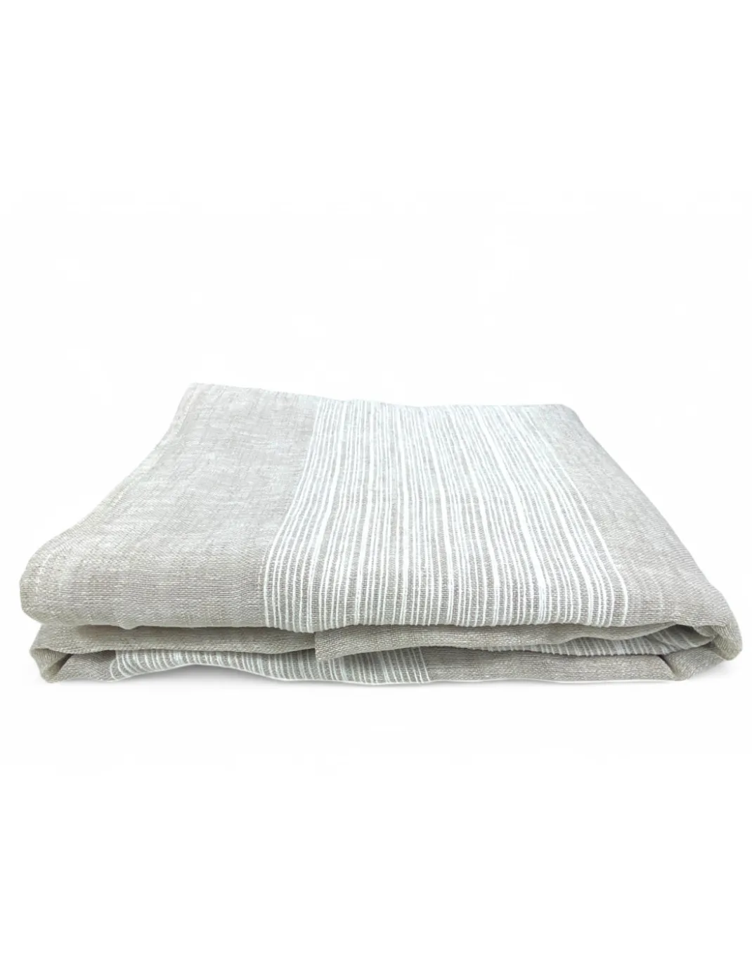 Tenda Monaco Beige - Pannello 140x300 cm Righe Moderne - Fettuccia Universale per Bastoni e Binari
