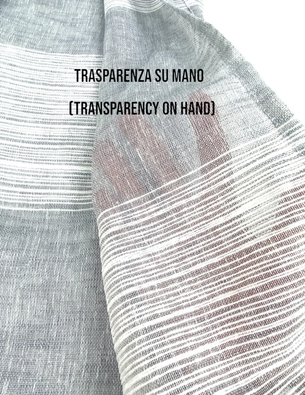 Tenda Monaco Grigia - Pannello 140x300 cm Righe Moderne - Fettuccia Universale per Bastoni o Binari
