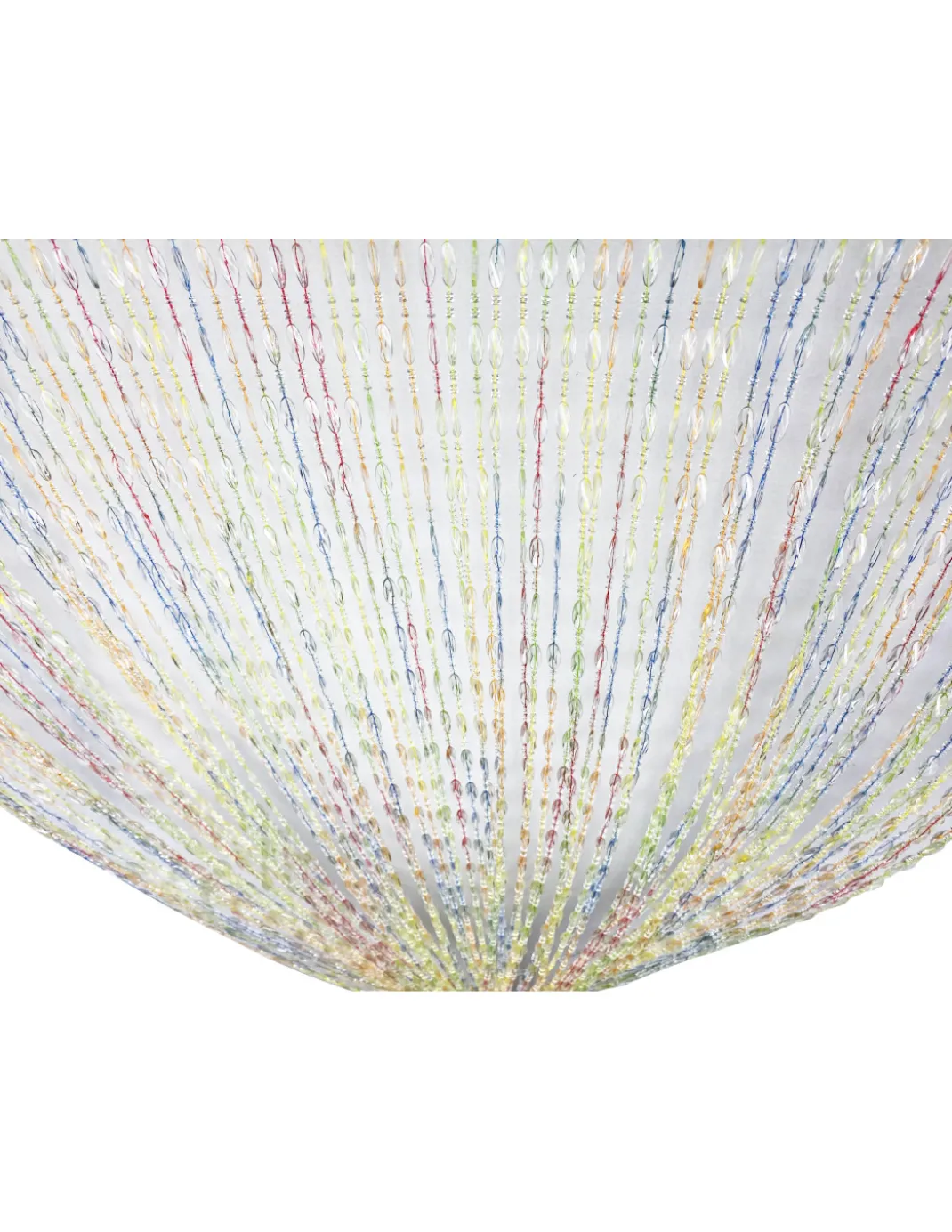 TENDA PABLO © a PERLINE anti insetti MULTICOLORE in PVC antirumore con asta in METALLO