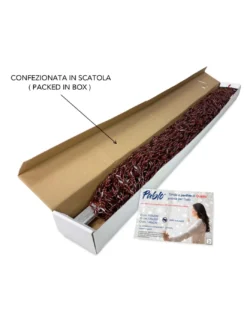 TENDA PABLO © a PERLINE anti insetti MARRONE in PVC antirumore con asta in METALLO