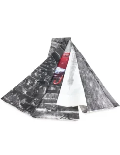 TENDA PARIGI CON L'OMBRELLO cm.160X240 confezionata MADE in ITALY misto lino