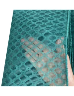 TENDA rete ZANZARIERA a ROMBO da esterno piombata in 8 misure diverse unito VERDE