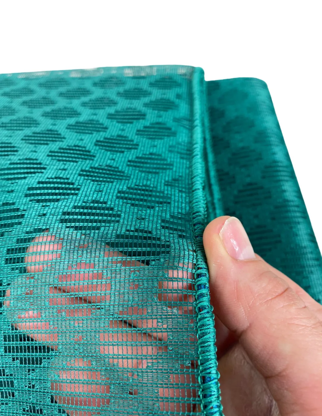 TENDA rete ZANZARIERA a ROMBO da esterno piombata in 8 misure diverse unito VERDE