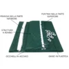 TENDA rete ZANZARIERA da esterno GIARDINO BALCONE rombo unito VERDE cm.150X250 qualità extra