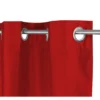 TENDA SHAY in tinta unita ROSSO BORDEAUX cm. 140X290 CONFEZIONATA