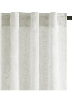 Tenda Simply 2.0 Beige Effetto Lino - 200x300 cm - con Fettuccia per Bastone o Binario - Tinta Unita Naturale