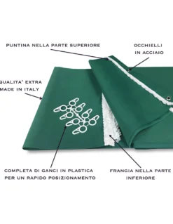 TENDA Sole da ESTERNO Giardino BALCONE Unito VERDE Confezionata