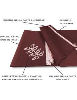 TENDA Sole da ESTERNO Giardino BALCONE Unito MARRONE Confezionata