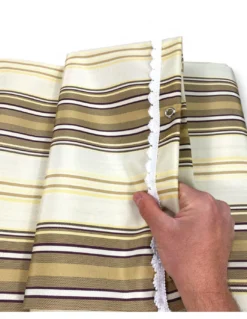 TENDA SOLE VERTIGO da esterno GIARDINO balcone RIGHINO TORTORA impermeabile e idrorepellente