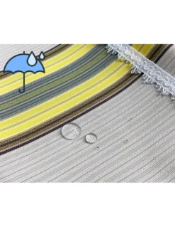 TENDA SOLE VERTIGO da esterno GIARDINO balcone RIGHINO GIALLO e MARRONE impermeabile e idrorepellente