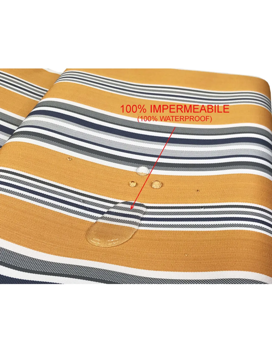 TENDA SOLE VERTIGO da esterno GIARDINO balcone RIGHINO GIALLO impermeabile e idrorepellente