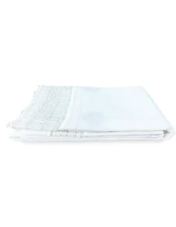 TENDA tendaggio EGITTO con PIZZO macramè bianco cm. 140x290