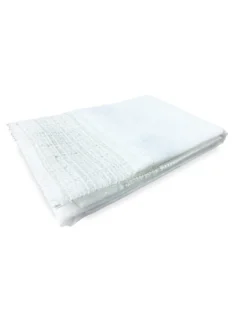 TENDA tendaggio EGITTO con PIZZO macramè bianco cm. 140x290