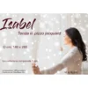 TENDA tendaggio ISABEL bianco cm. 140X280 CONFEZIONATA in PIZZO jacquard