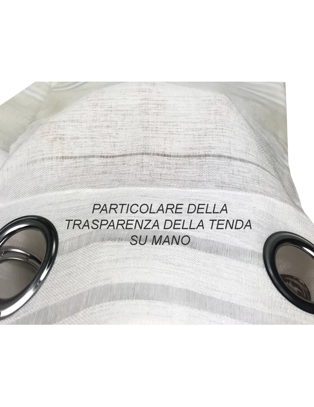 TENDA TENDAGGIO STRIPY panna CM. 140X280 CONFEZIONATA